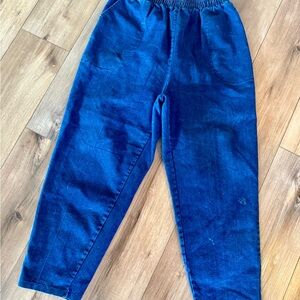 Vintage Liz Baker Sport Denim Easy Pants GUC | Size 20W | Elastic waist pocket